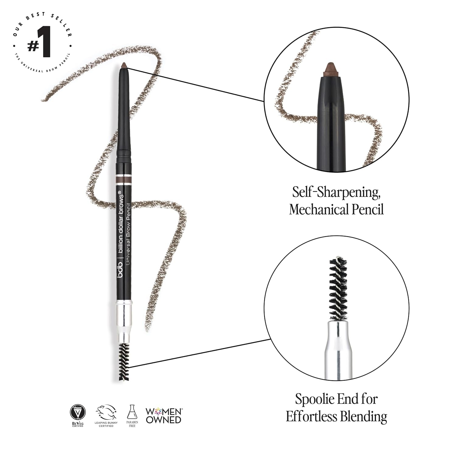 Universal Eyebrow Pencil, 0.009 Oz.