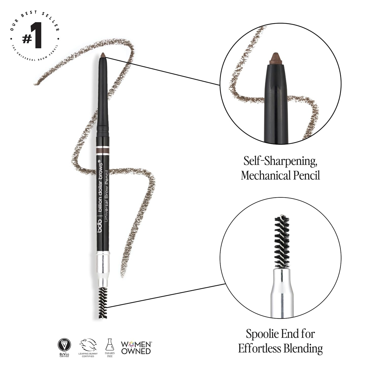 Universal Eyebrow Pencil, 0.009 Oz.
